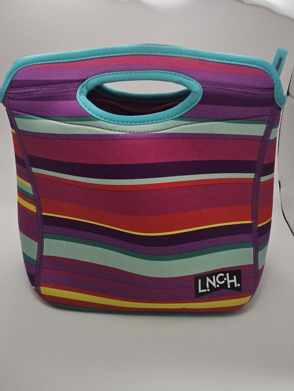 Artic Zone L.N.C.H. Striped Neoprene Insulated Lunch Bag / Cooler